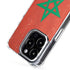 Morocco Flag Distressed iPhone 15 Pro Max MagSafe Case